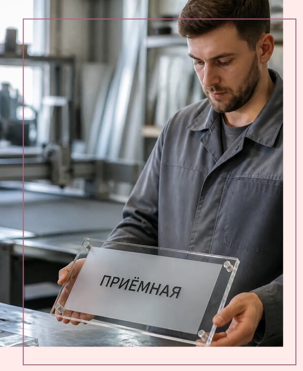 Таблички из оргстекла на заказ в Партизанске от 4186 р. | Аванза-Прт
